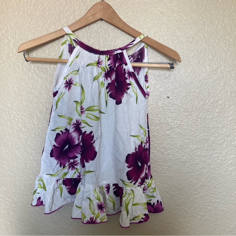 NWT Aloha Fashion Floral Sleeveless Top Size 2